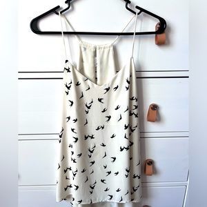 Express black and cream cami